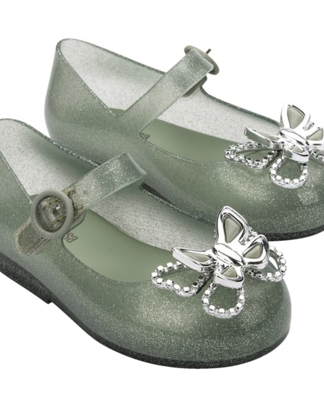 melissa-mini-melissa-sweet-love-fly-bb-35717-as456-Glitter Green Sandals