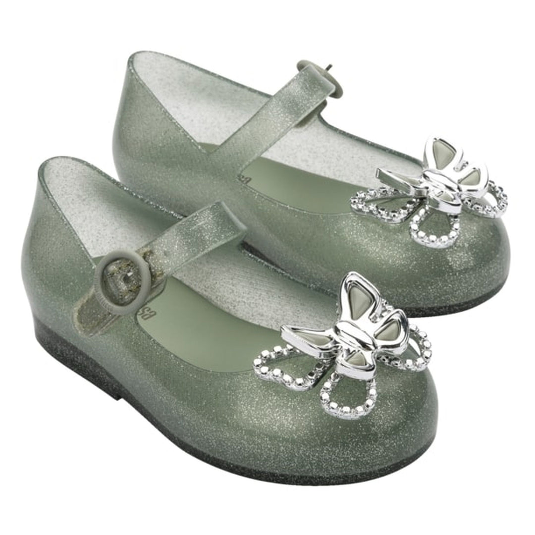 melissa-mini-melissa-sweet-love-fly-bb-35717-as456-Glitter Green Sandals