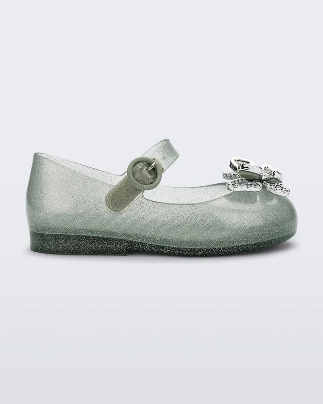 melissa-mini-melissa-sweet-love-fly-bb-35717-as456-Glitter Green Sandals