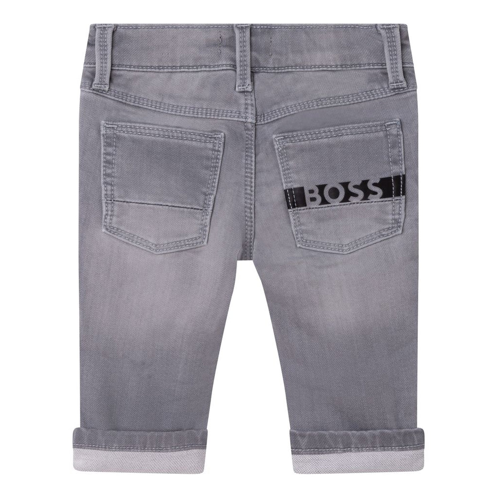 boss-Gray Denim Pants-j04436-z20