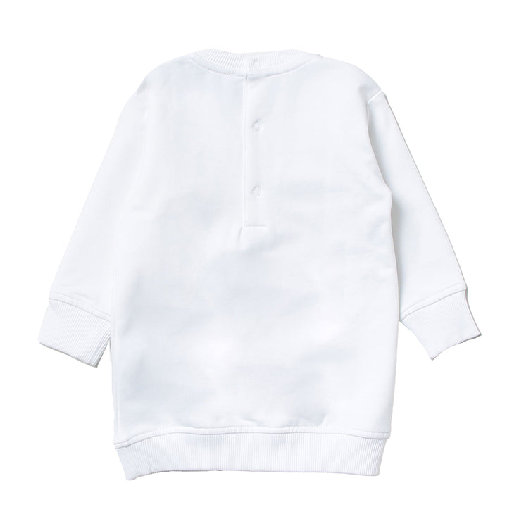 moschino-White Multicolor Bear Dress-mjv05t-lda18-101010