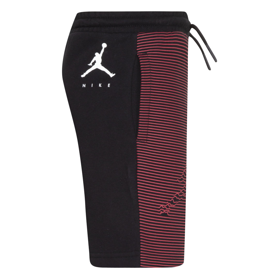 Black Jumpman Logo Shorts