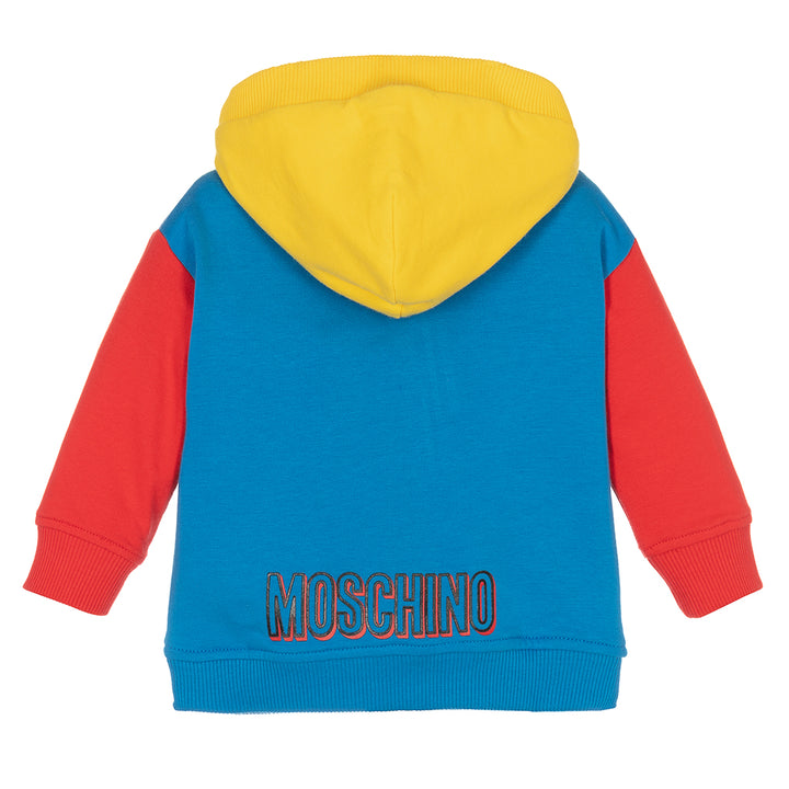 moschino-Multicolor Zip Up Hoodie-muf047-lda18-40641