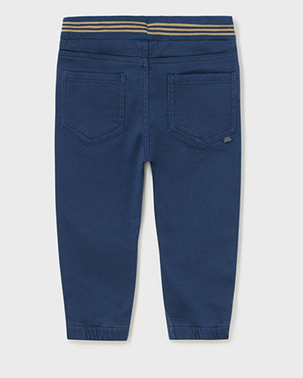 Blue Drawstring Jogger Pants