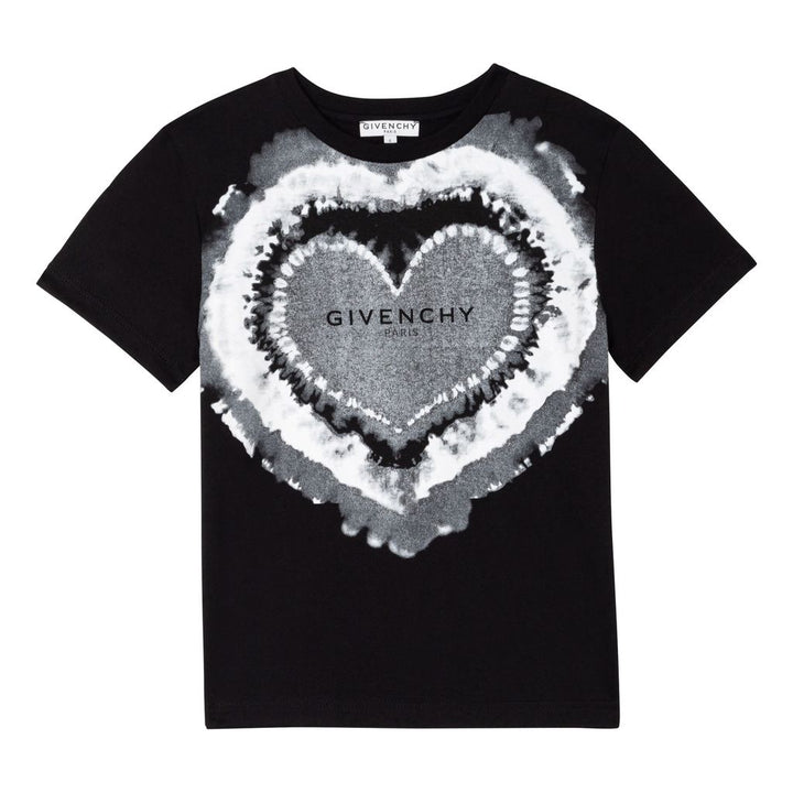 givenchy-Black, Gray & White Hearts T-Shirt-h25299-09b