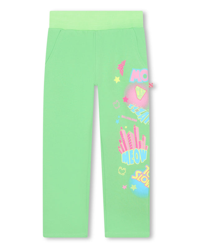 kids-atelier-billieblush-kid-girl-green-comic-graphic-sweatpants-u14694-66c