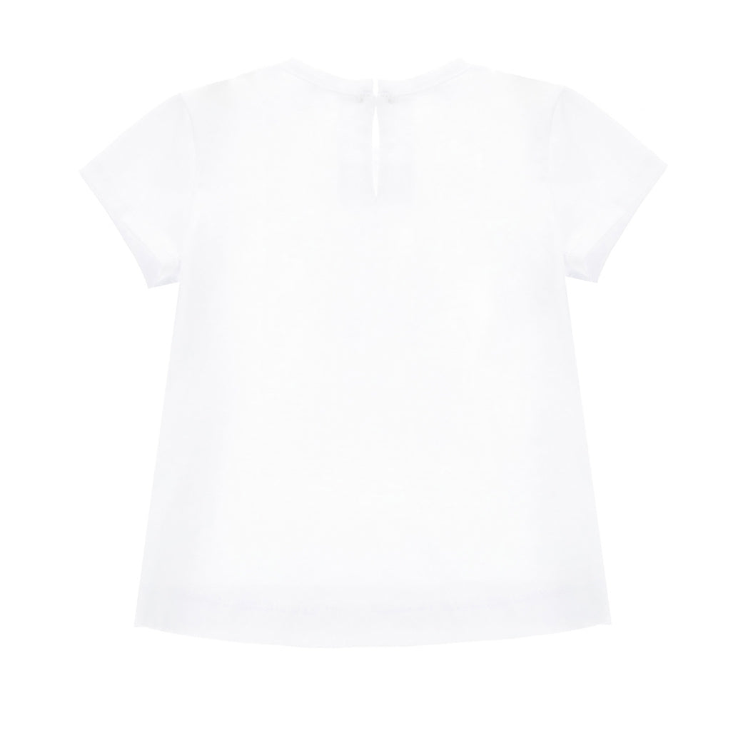 monnalisa-White Minnie Mouse T-Shirt-39a614-1041-0099