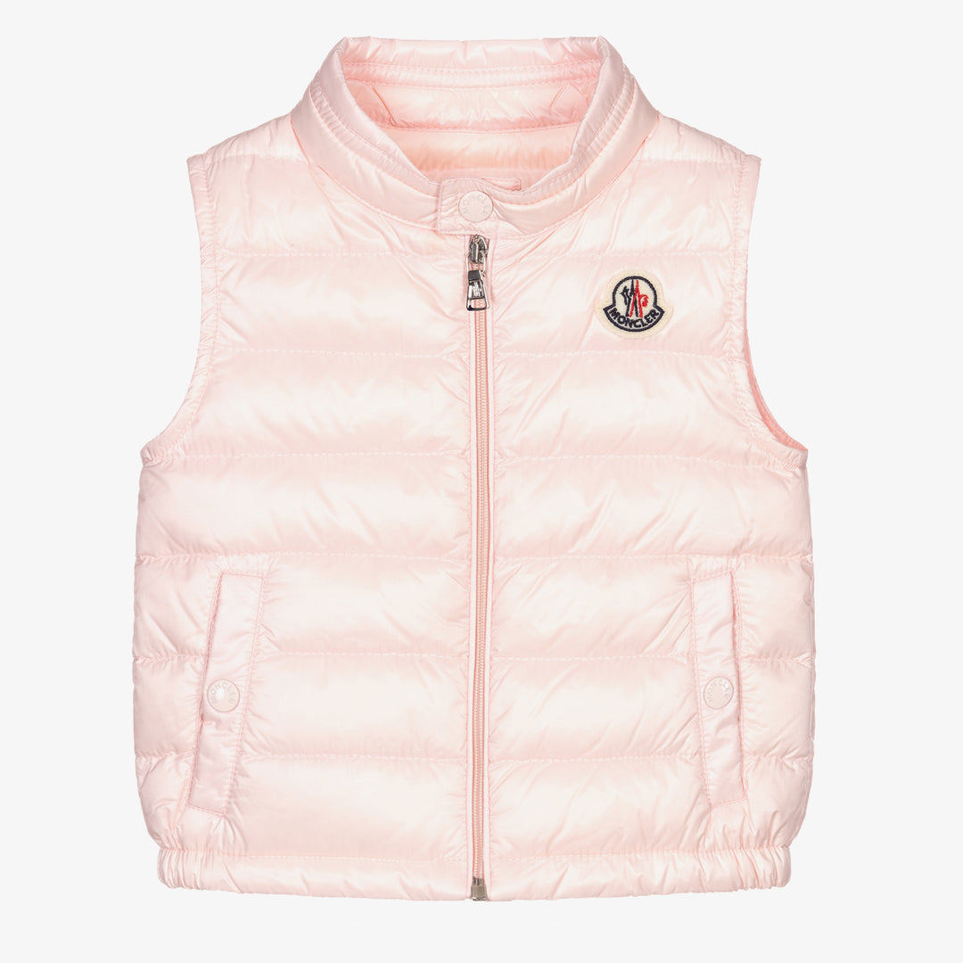 moncler-Light Pink Logo Vest-i1-951-1a000-33-c0401-503