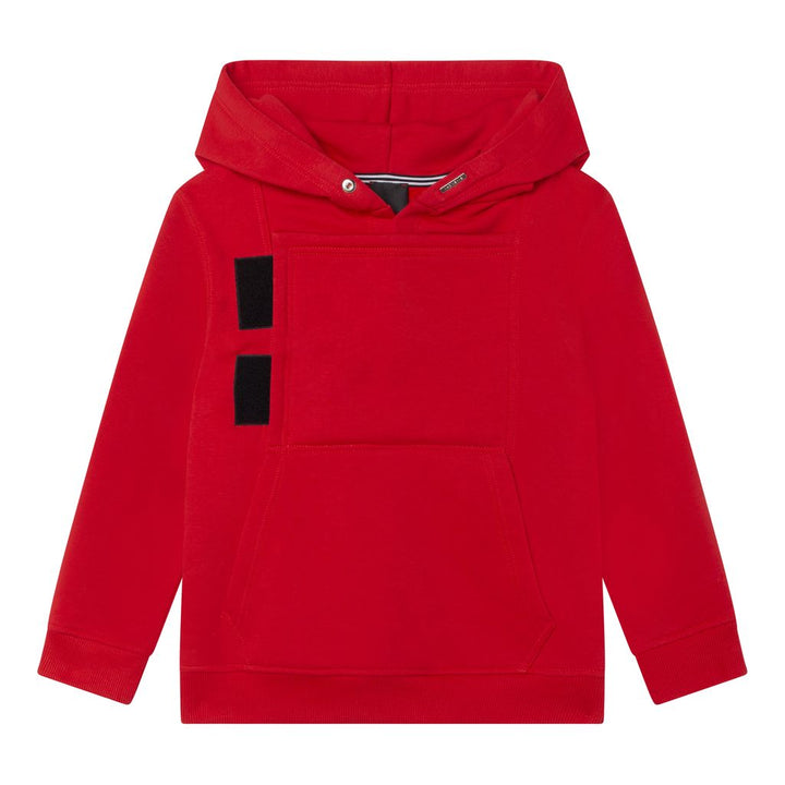 givenchy-h25364-991-Red Logo Hoodie