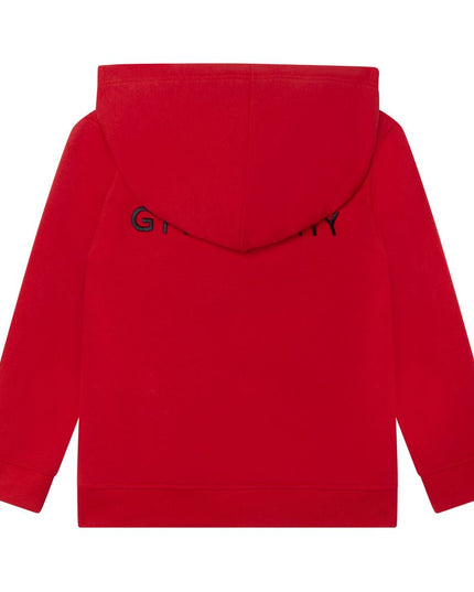 givenchy-h25364-991-Red Logo Hoodie