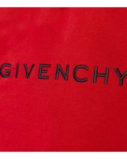 givenchy-h25364-991-Red Logo Hoodie