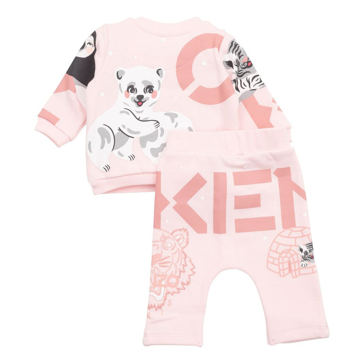 kenzo-Pink Logo Tracksuit-k98066-44d