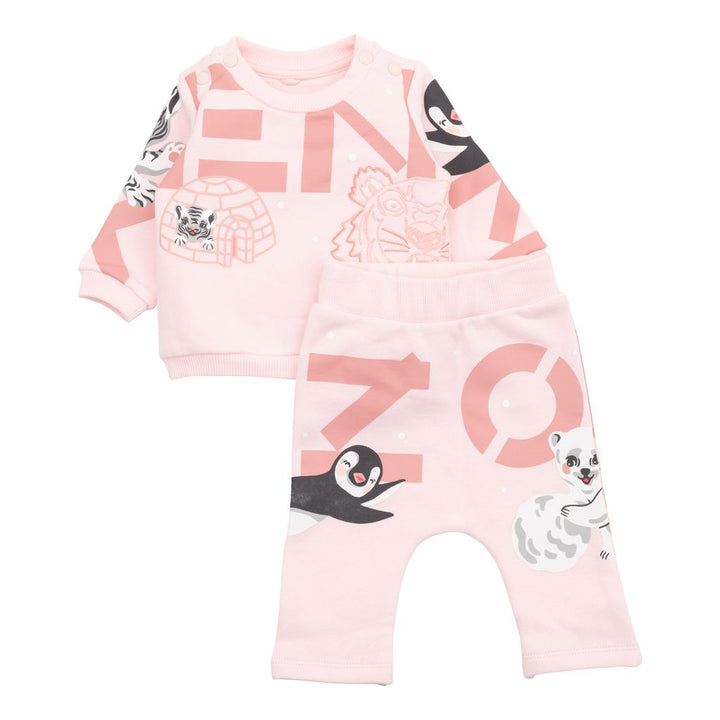 kenzo-Pink Logo Tracksuit-k98066-44d