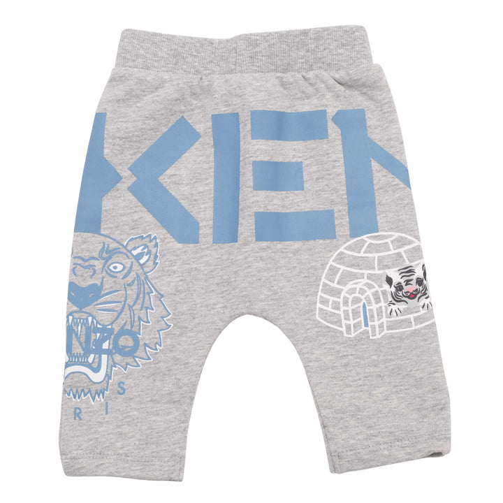 kenzo-Gray Jogging Suit-k98077-a41