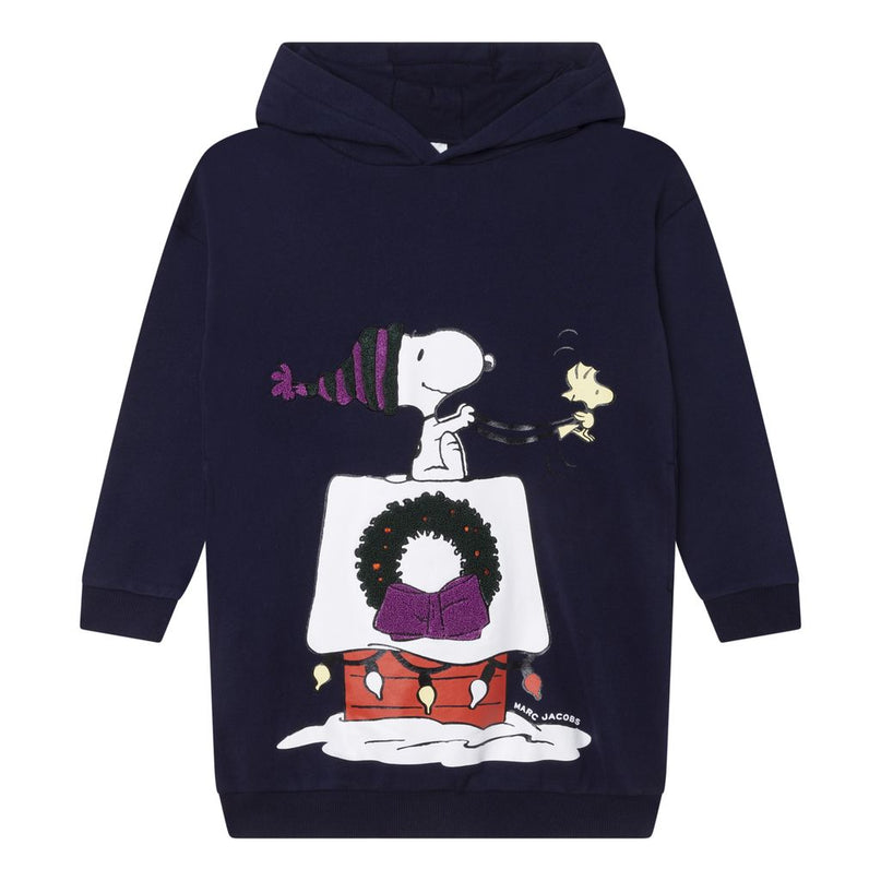 mj-w12416-84e-Navy Hooded Dress