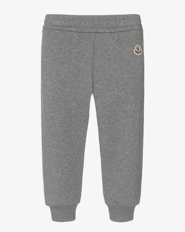 moncler-Gray Cotton Logo Joggers-h2-954-8h000-04-809b3-986