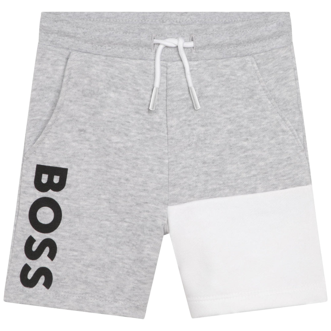 boss-j04469-a32-bb-Gray Logo Shorts