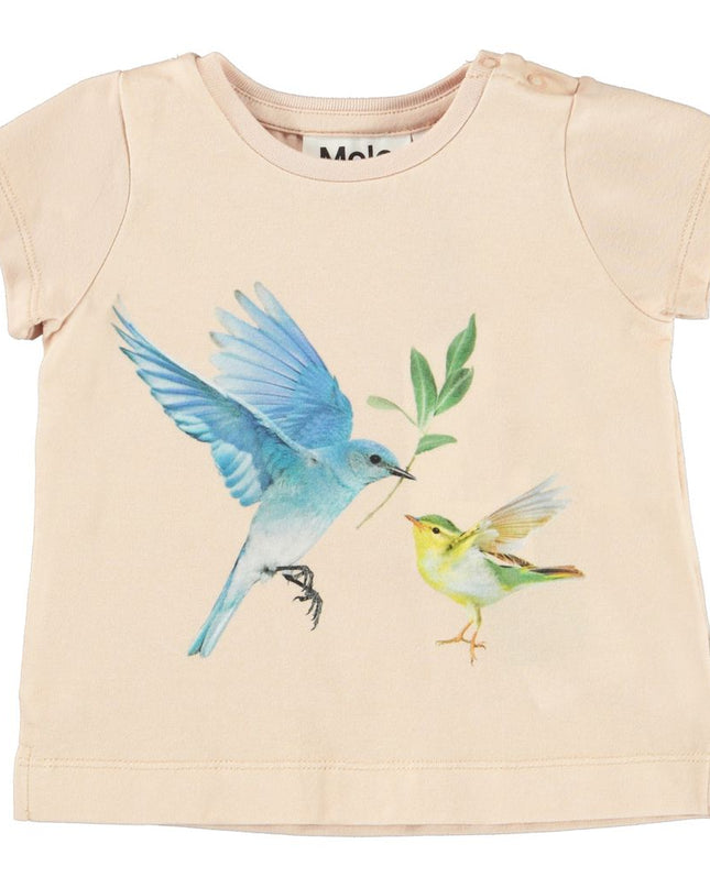 molo-Pink Elly T-Shirt-4w22a201-7816