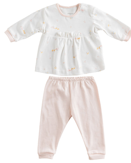 Pink Duck Ruffle Outfit