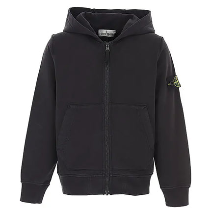 stone-island-Black Zip Up Hoodie-761660740-v0029