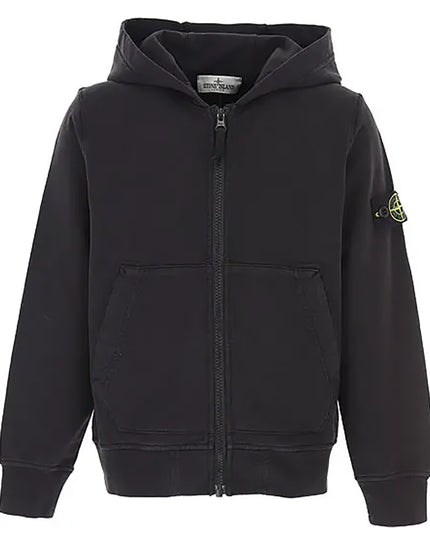 stone-island-Black Zip Up Hoodie-761660740-v0029
