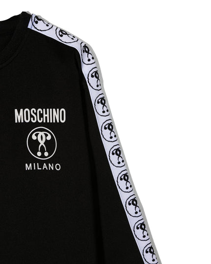 moschino-Black Sweatshirt Dress-hdv0c7-lda40-601000