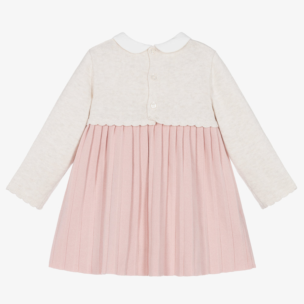 kids-atelier-mayoral-baby-girl-pink-victorian-bow-knit-dress-2838-74