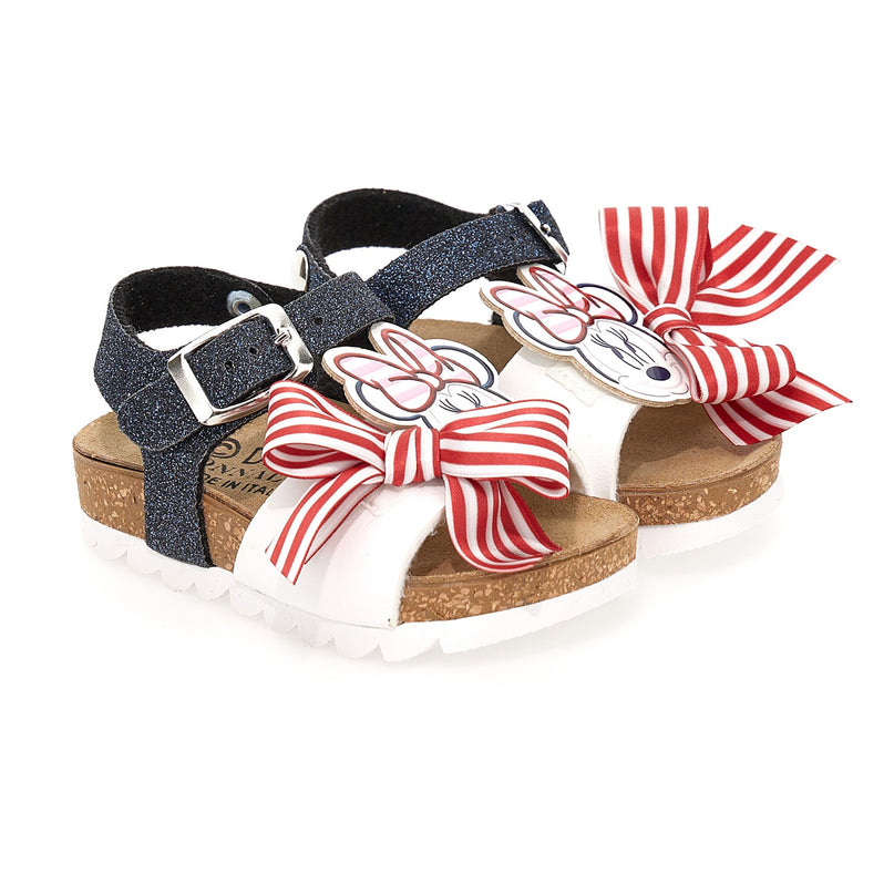 White Minnie Mouse Sandal