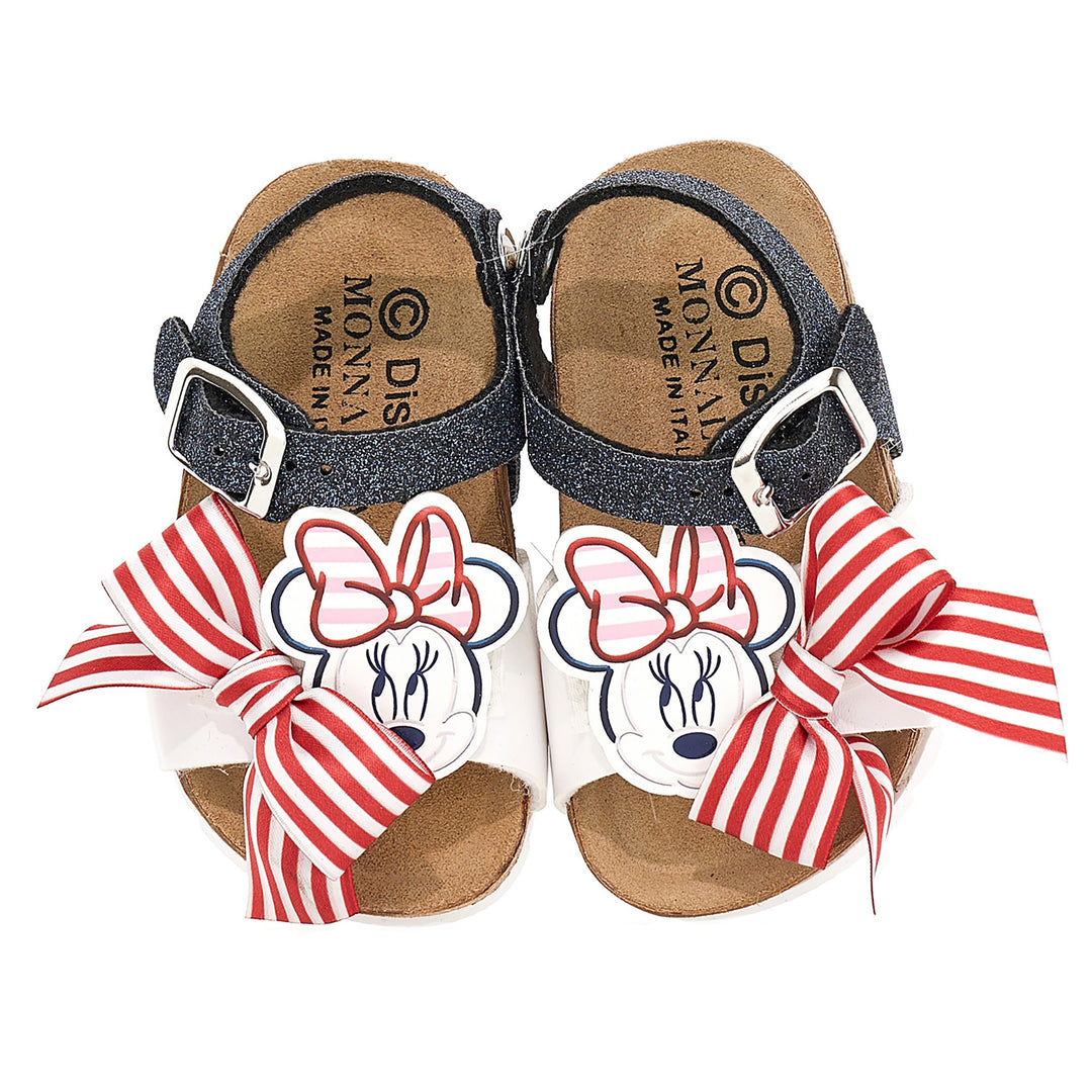 White Minnie Mouse Sandal