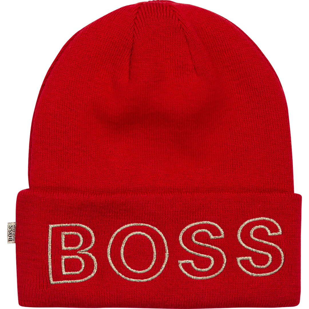 BOSS-KG- RED-PULL ON HAT-J11087-992