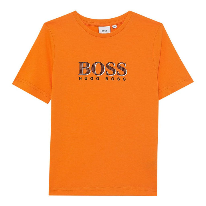 kids-atelier-boss-kids-children-boys-orange-classic-logo-t-shirt-j25g24-417