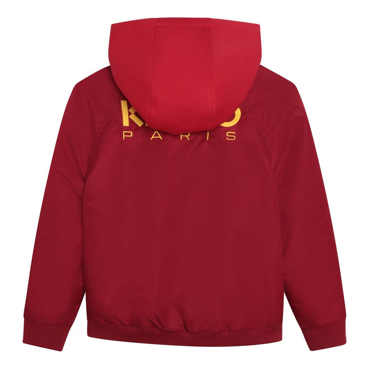 kenzo-Red Hooded Logo Jacket-k16088-978