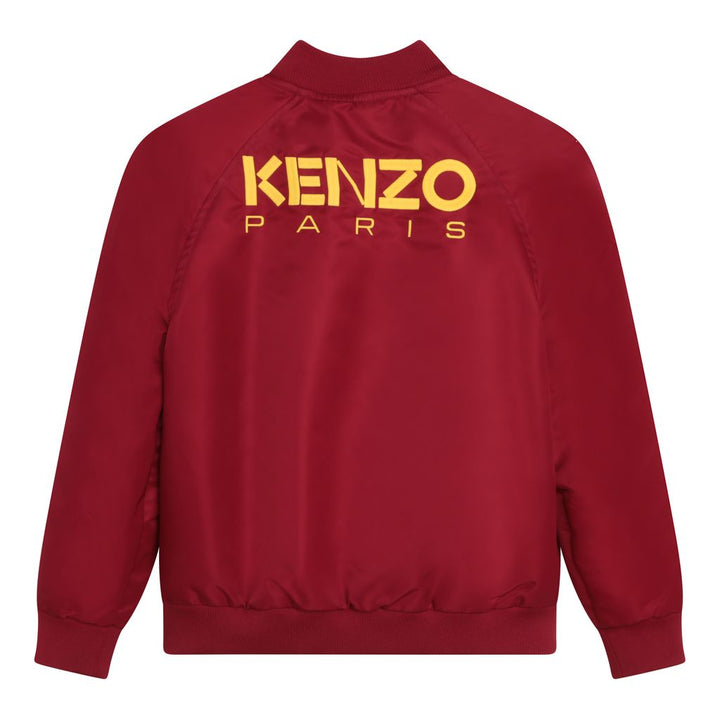 kenzo-Red Hooded Logo Jacket-k16088-978