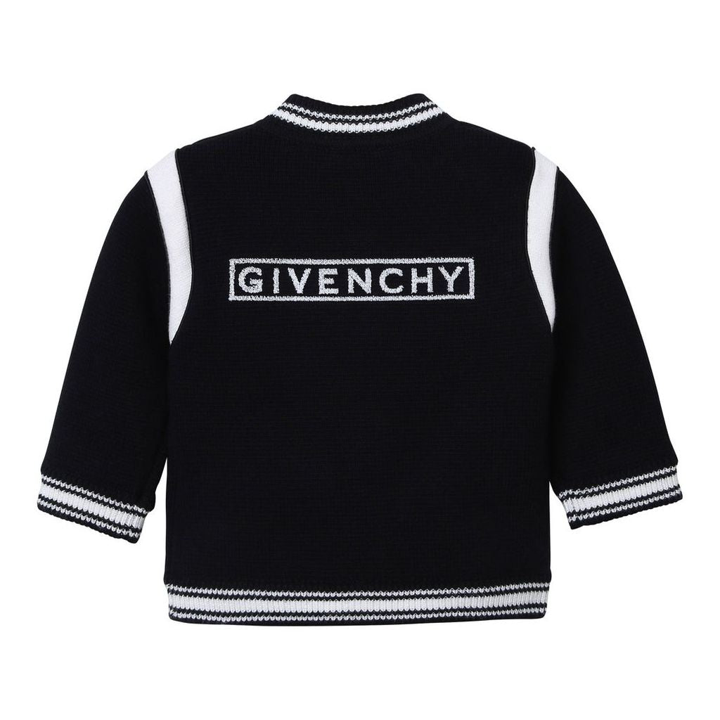 GIVENCHY-KNITTED CARDIGAN-H05134-09B BLACK