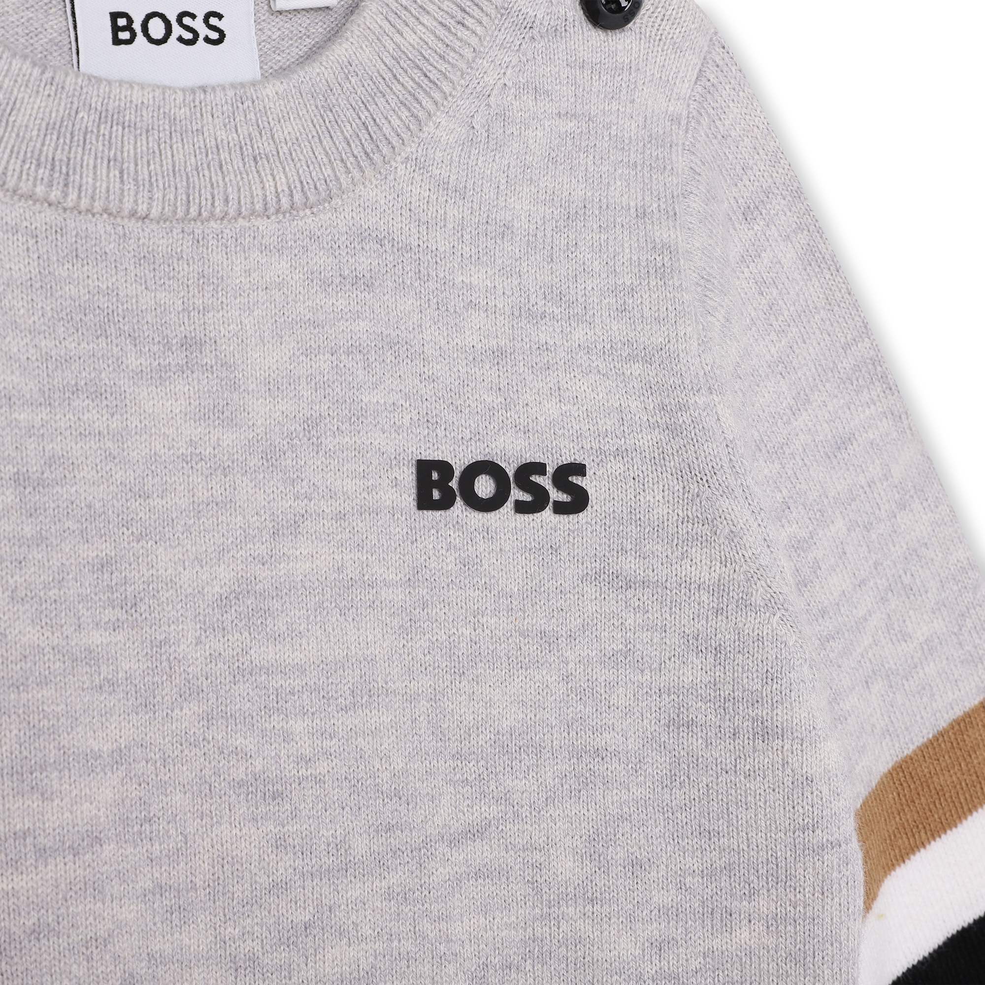 Hugo boss jumper on sale grey