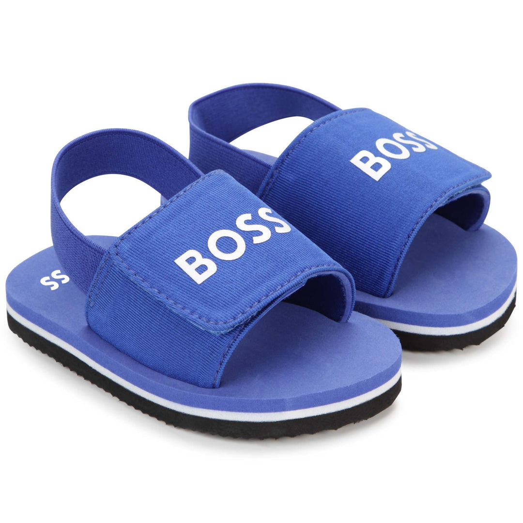 boss-j09188-79b-bb-Blue Logo Sandals