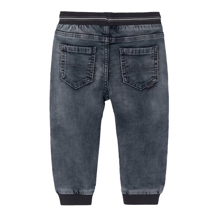 Grey Soft Denim Joggers