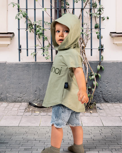 Mustard Logo Hooded Outfit