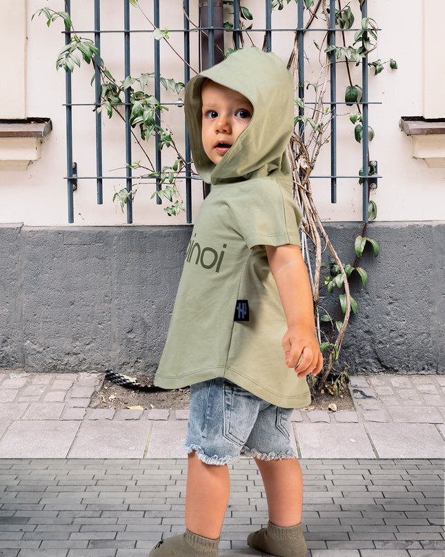 Mustard Logo Hooded Outfit