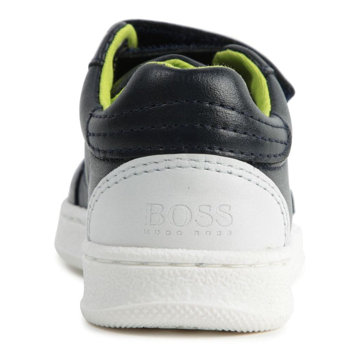 kids-atelier-boss-kids-baby-boys-navy-green-trim-sneakers-j09j31-849
