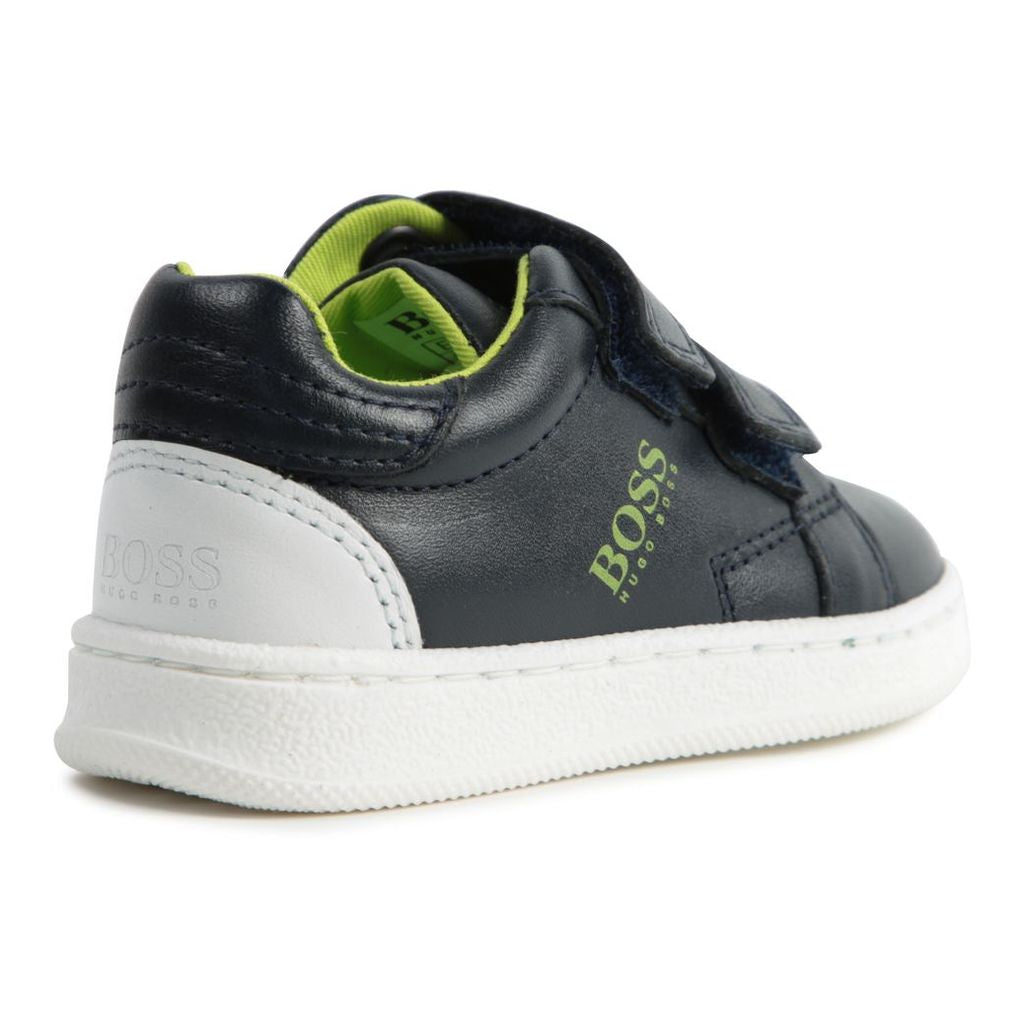 kids-atelier-boss-kids-baby-boys-navy-green-trim-sneakers-j09j31-849