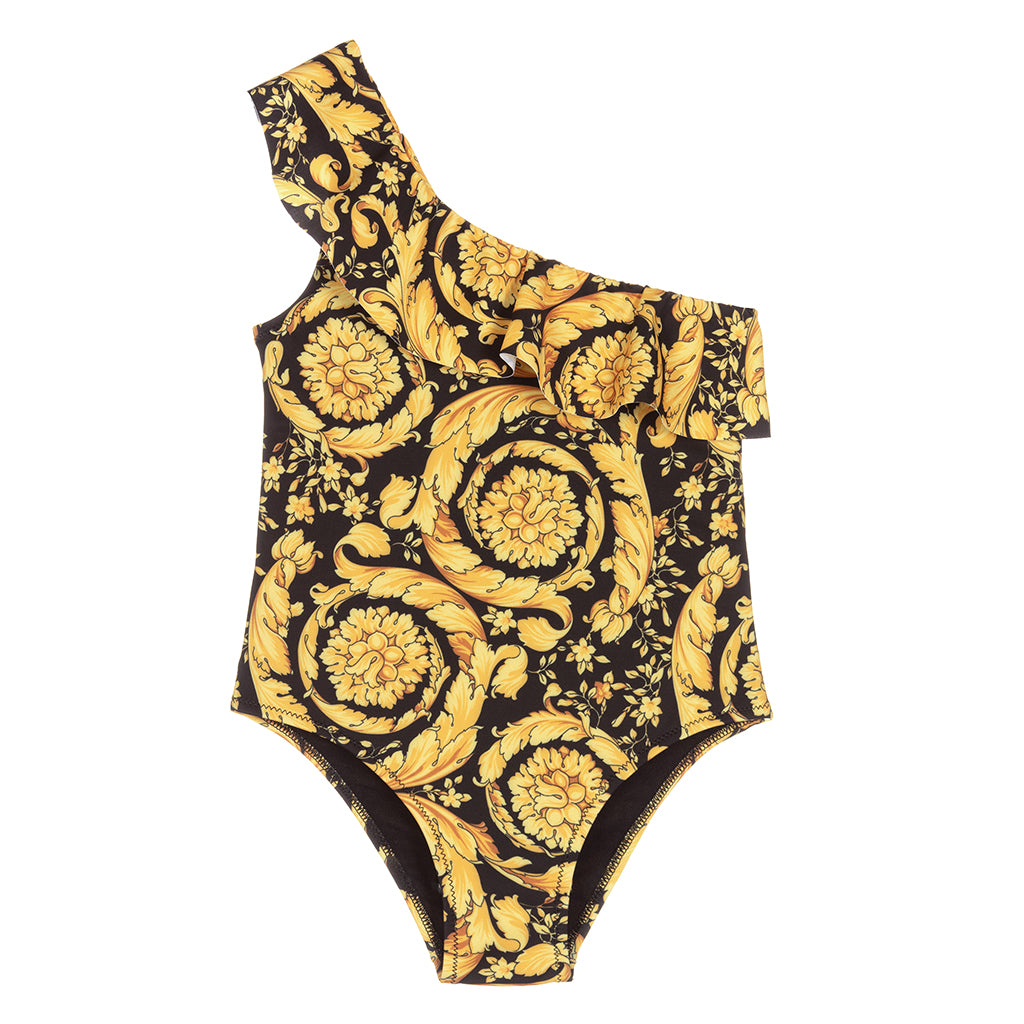 Black & Gold Swimsuit - kids atelier