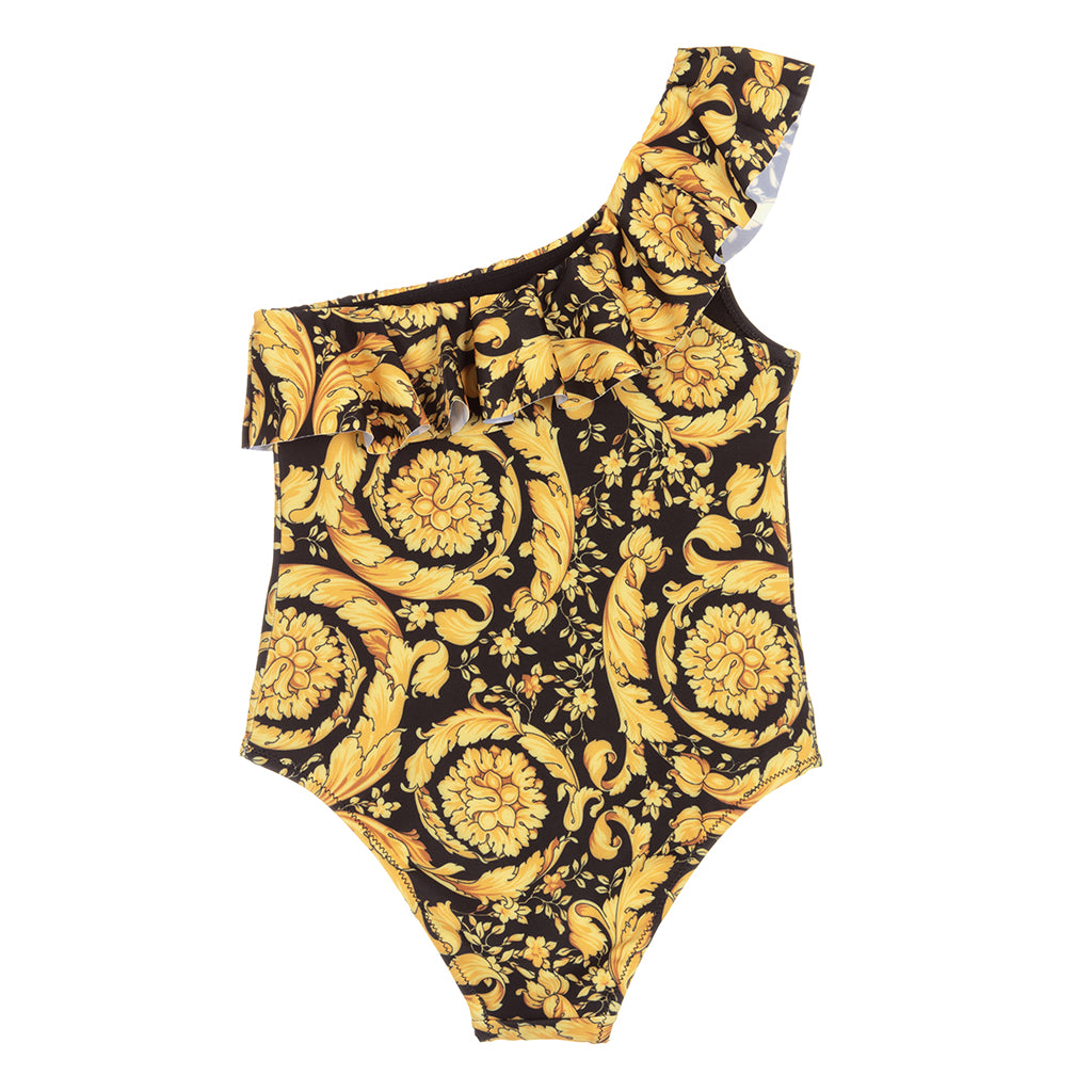 Black & Gold Swimsuit kids atelier