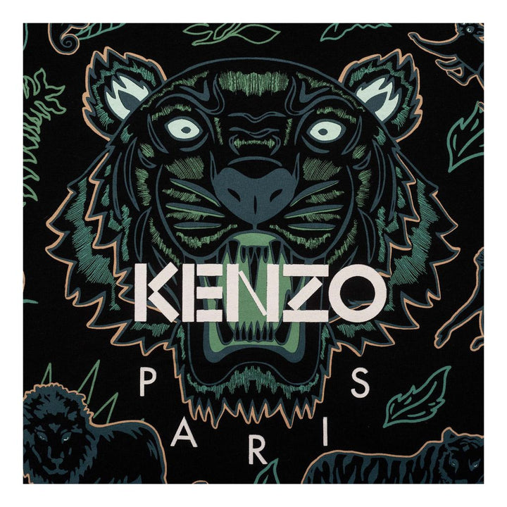 kenzo-Black Tiger T-Shirt-k25171-09p