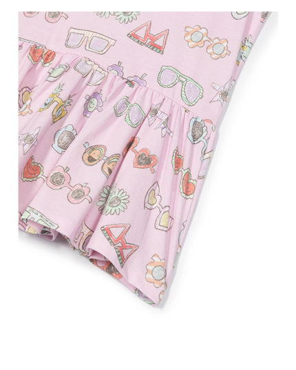 stella-Pink Sunglasses Cotton Jersey Dress-tu1f52-z1804-50hmc
