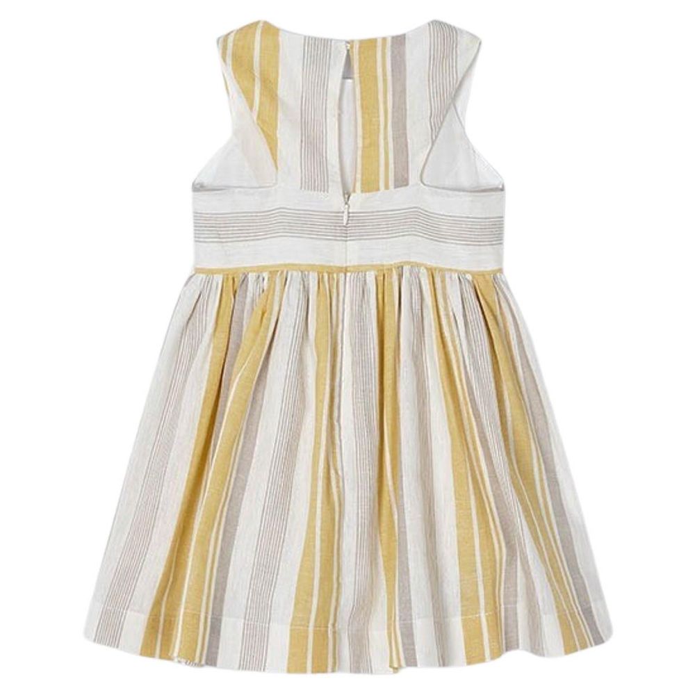 Mayoral Striped Linen Summer Dress