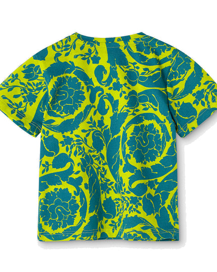 versace- Lime Green T-Shirt-1000101-1a05335-5y190