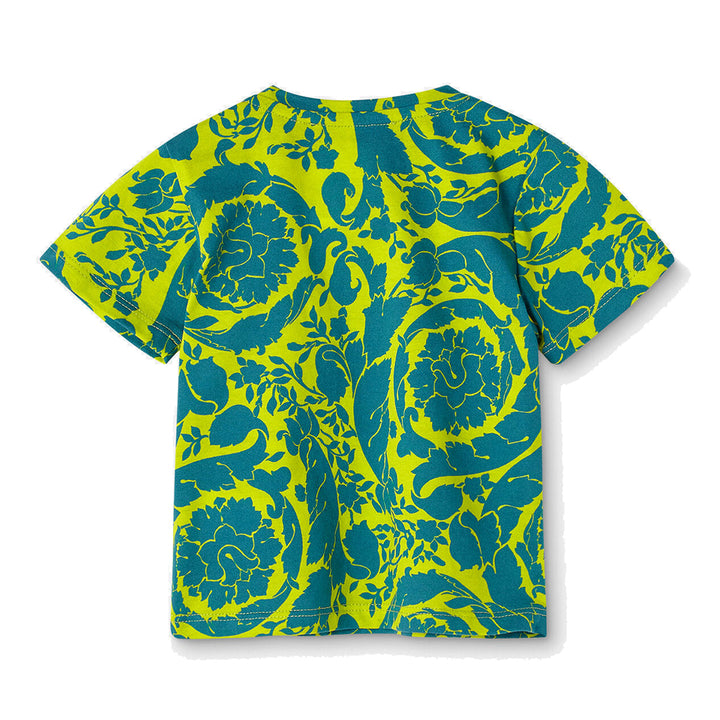 versace- Lime Green T-Shirt-1000101-1a05335-5y190