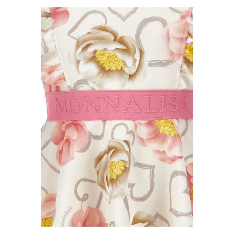 monnalisa-White Floral Print Dress-11b901-2652-0002