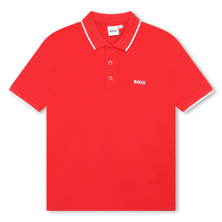 boss-j25o25-991-Red Logo Polo